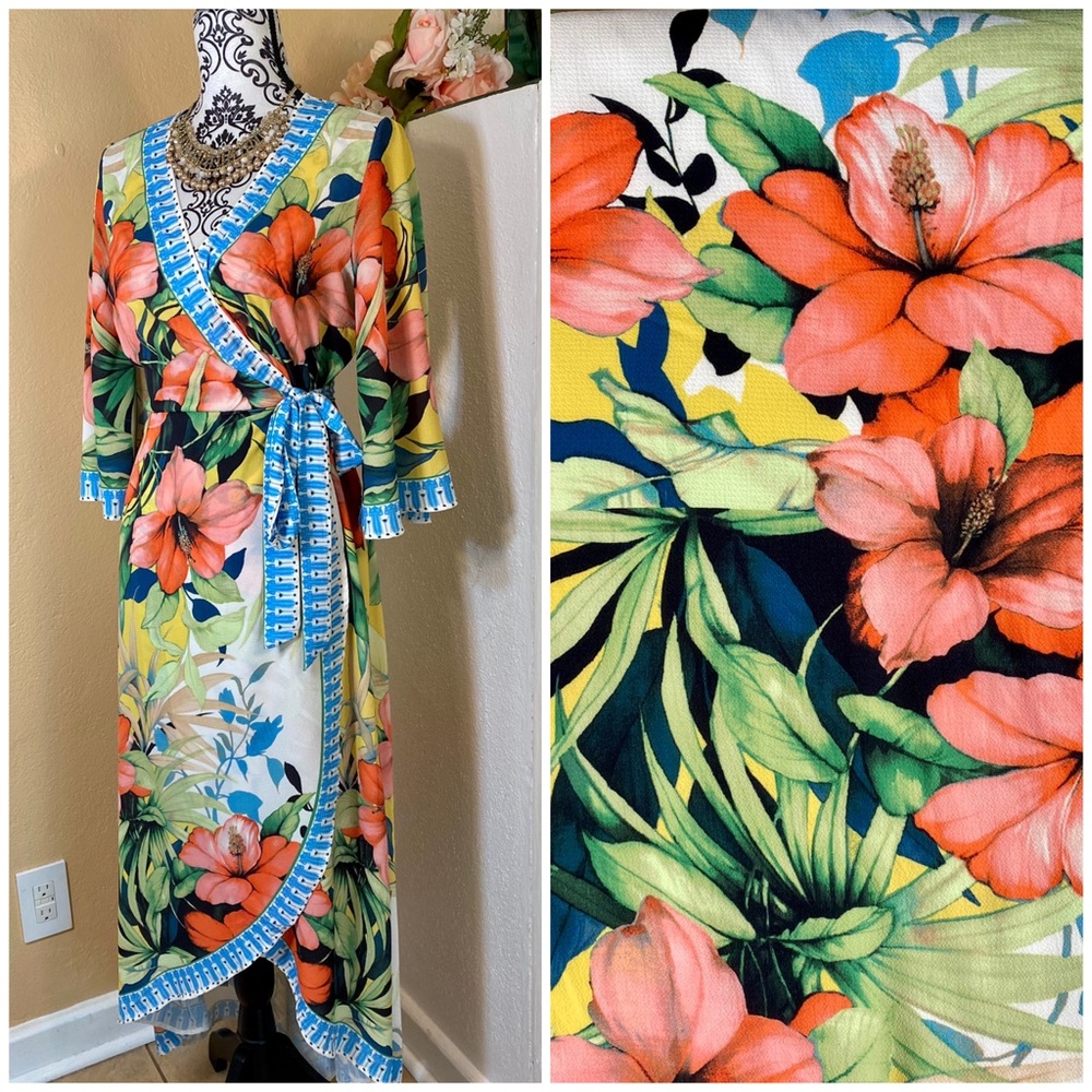 Jealous Tomato Kimono Wrap Dress